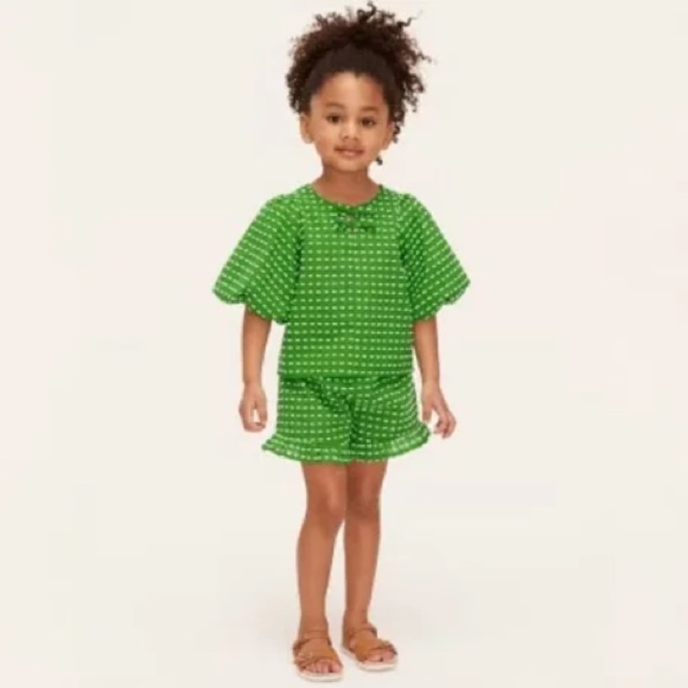 kate spade New York x Target Toddler Textured Polka Dot Ruffle 2pc Set 18m